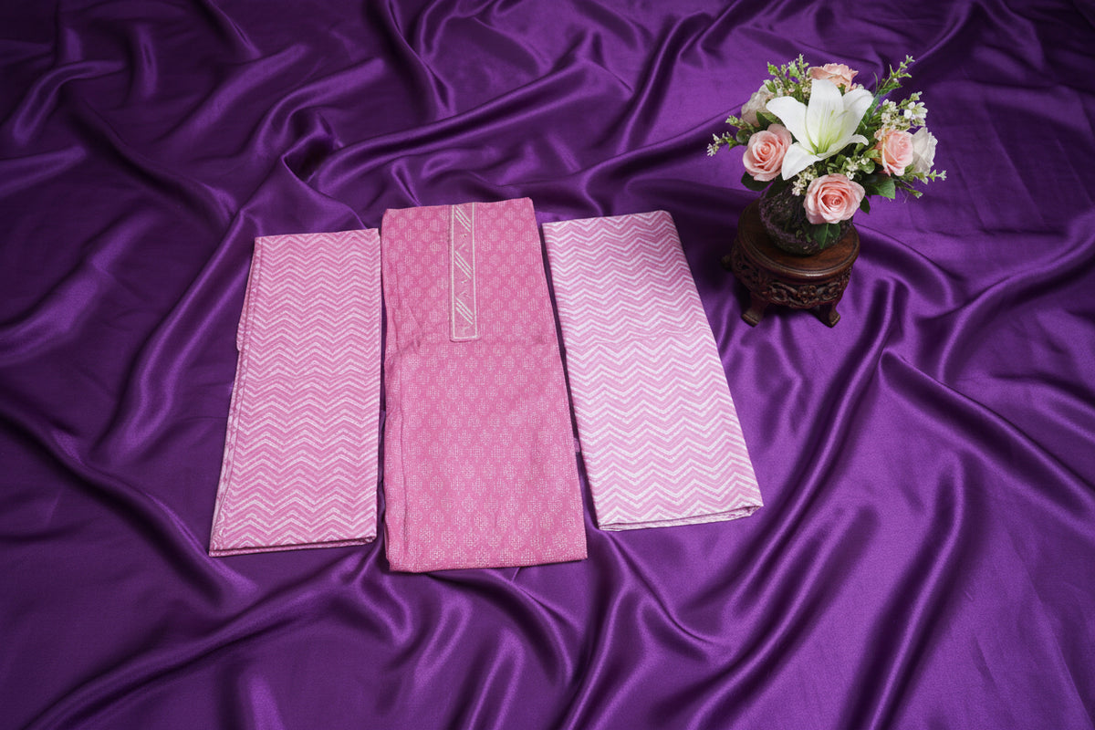 Cotton unstitched suit